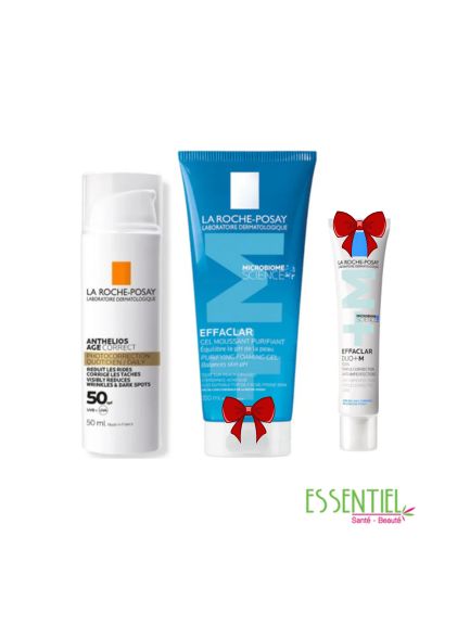 Soin Complet La Roche-Posay – Anti-imperfections & Protection Solaire SPF50+ (Routine Visage Effaclar + Anthelios) - La Roche-Posay