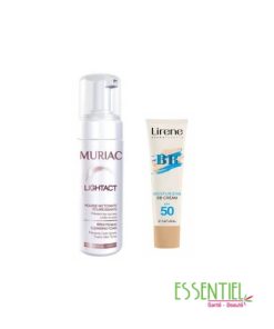 Pack skin glow Muriac mousse nettoyante+ Lirene BB cream 50+ N'01