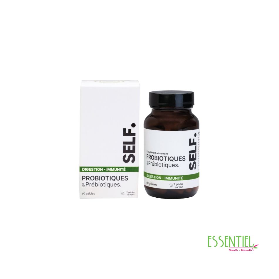 SELF-PROBIOTIQUES-ET-PREBIOTIQUES-DIGESTION-IMMUNITE 60 GELULES.