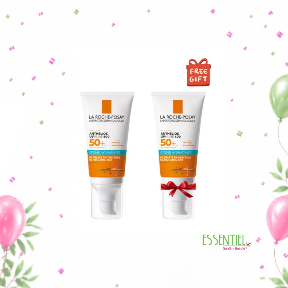 LA ROCHE POSAY ANTHELIOS UVMUNE 400 CREME HYDRATANTE INVISIBLE SPF50+ 50ML+(LE 2 EME OFFERT)