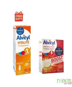 Alvityl Pack Boost Ginseng & Caféine + Sirop Vitalité 150 ml Offert
