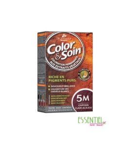 color soin chatain clair acajou 5M