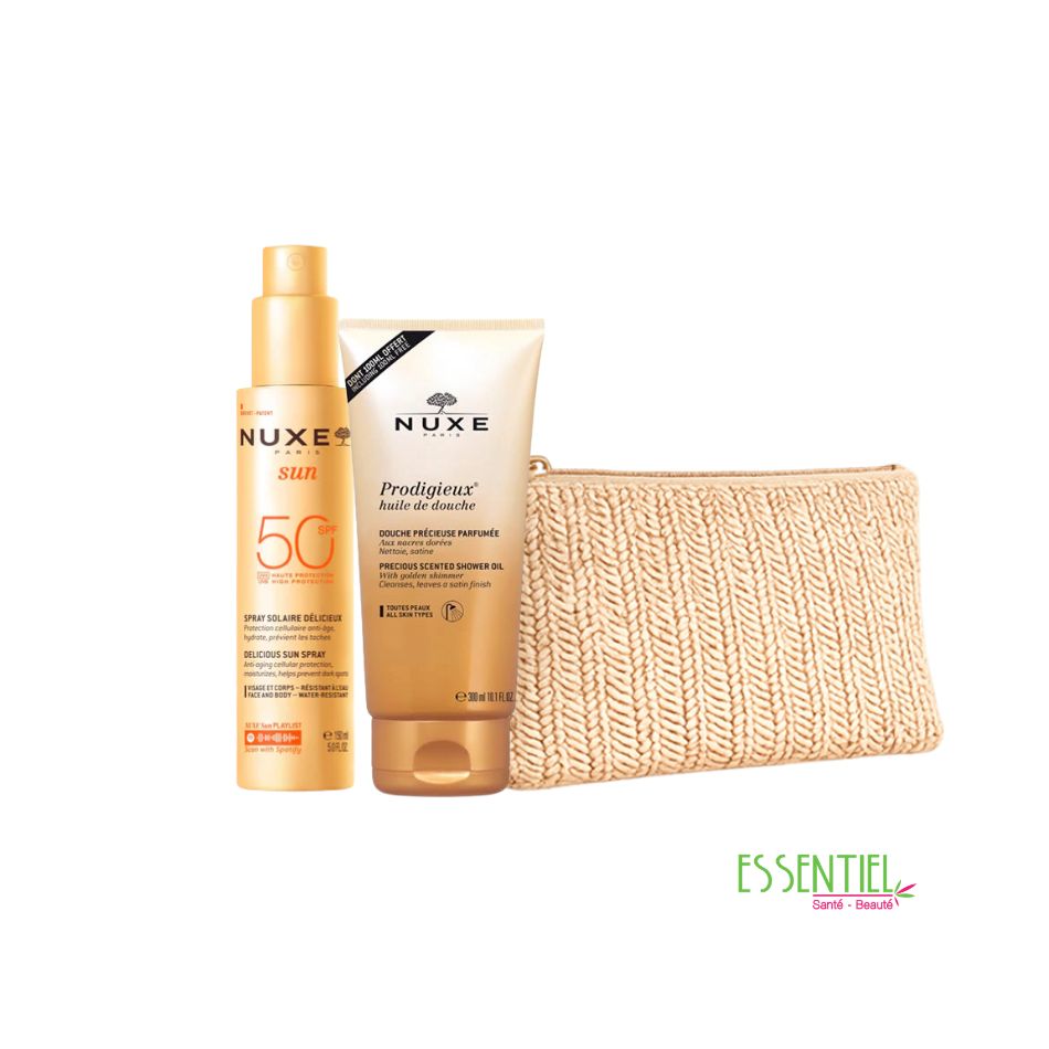 NUXE SUN TROUSSE SPRAY SOLAIRE + HUILE DE DOUCHE 100ML (OFFERT)