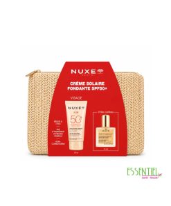 Nuxe Trousse Sun Creme Solaire Fondante Spf50+ 50ml + Huile Prodigieuse 10ml Offerte