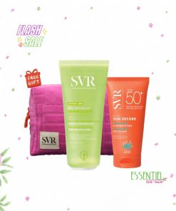 SVR SUN SECURE BLUR +SEBIACLEAR GEL 200ML+ TROUSSE OFFERT