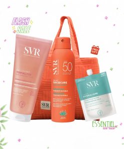 SVR SUN BRUME 200ML +TOPIALYSE GEL 200ML+ HYDRALIANE CREME +SAC OFFERT