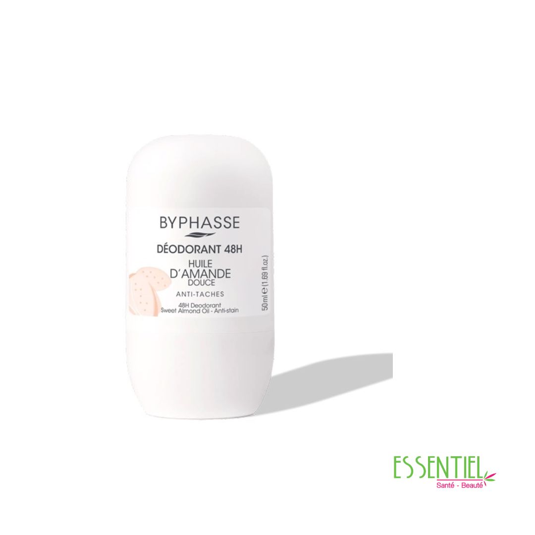 Déodorant 48H BYPHASSE à l’huile d’amande douce