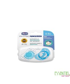 Chicco Physio Air Sucette 2 Pièces Bleu 0-6 M