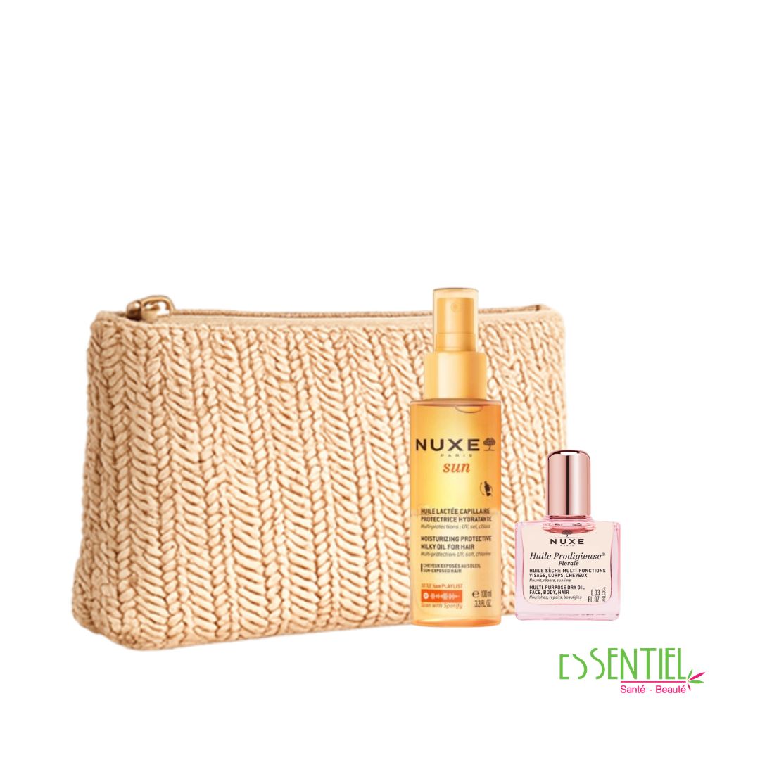 nuxe trousse huile lactée + huile prodigieuse 10ml offerte