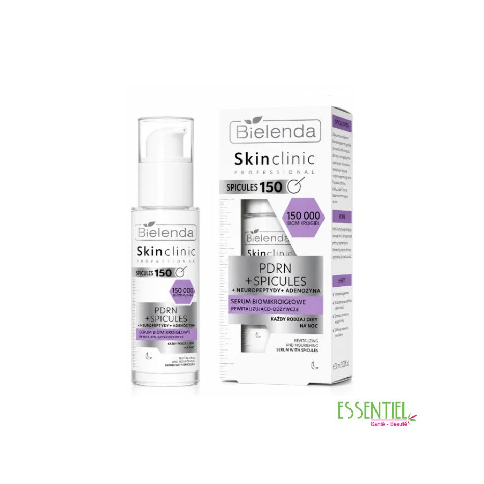 💎✨ BIELENDA SKIN CLINIC PROFESSIONAL – SÉRUM REVITALISANT & NOURRISSANT AU PDRN AVEC SPICULES 30ML
