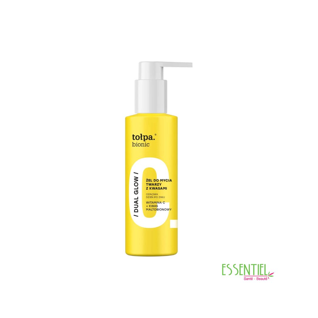 Tołpa Vit C Wash Gel 195 ml gel nettoyant visage à la vitamine C pour une peau propre et un teint éclatant