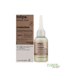 Tołpa Melaclear Peeling exfoliant anti-taches pour uniformiser le teint et illuminer la peau