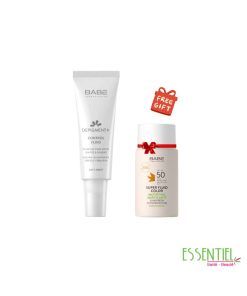 BABE DEPIGMENT+ CONTROL FLUID 40ML + BABE Super Fluid Color Protection Solaire SPF 50 50ML OFFERT
