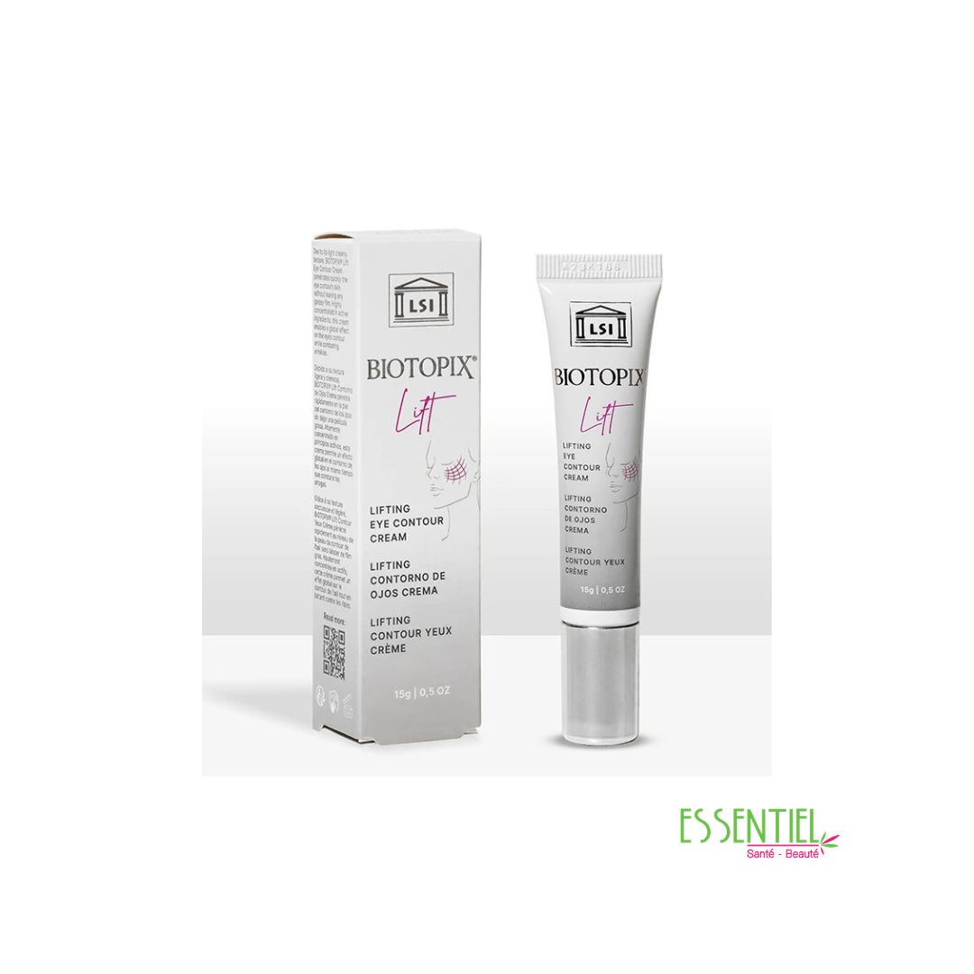 BIOTOPIX LIFT Crème Contour des Yeux 15 g soin anti-rides, anti-poches et anti-fatigue pour un regard plus jeune