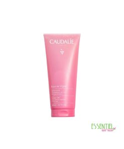Caudalie Gel Douche Rose de Vigne 200 ml gel douche sans savon aux notes de rose, rhubarbe et musc blanc