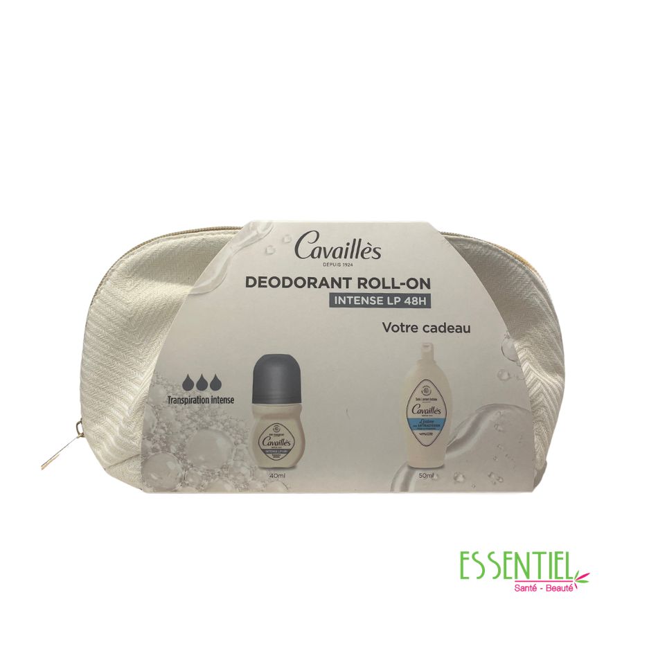 Rogé cavaillès trousse roll on intense + GEL INTIME 50ML OFFERT