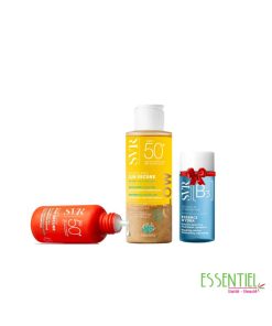 SVR PACK SUN SECURE AQUA FLUIDE 50+ + SUN SECURE EAU SOLAIRE GLOW 50+ +ESSENCE B3 30ML OFFERT