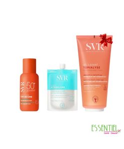 SVR PACK SUN SECURE AQUA FLUIDE SPF50+ HYDRALIANE CREME + TOPIALYSE GEL LAVANT 200ML OFFERT