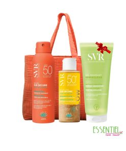 SVR PACK SUN SECURE BRUME+ + SUN SECURE EAU SOLAIRE GLOW 50+ +SEBIACLEAR GEL 200MLGRATUIT+ SAC OFFERT