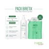 cantabria labs biretix pack gel nettoyant pompe + recharge 400ml gratuit