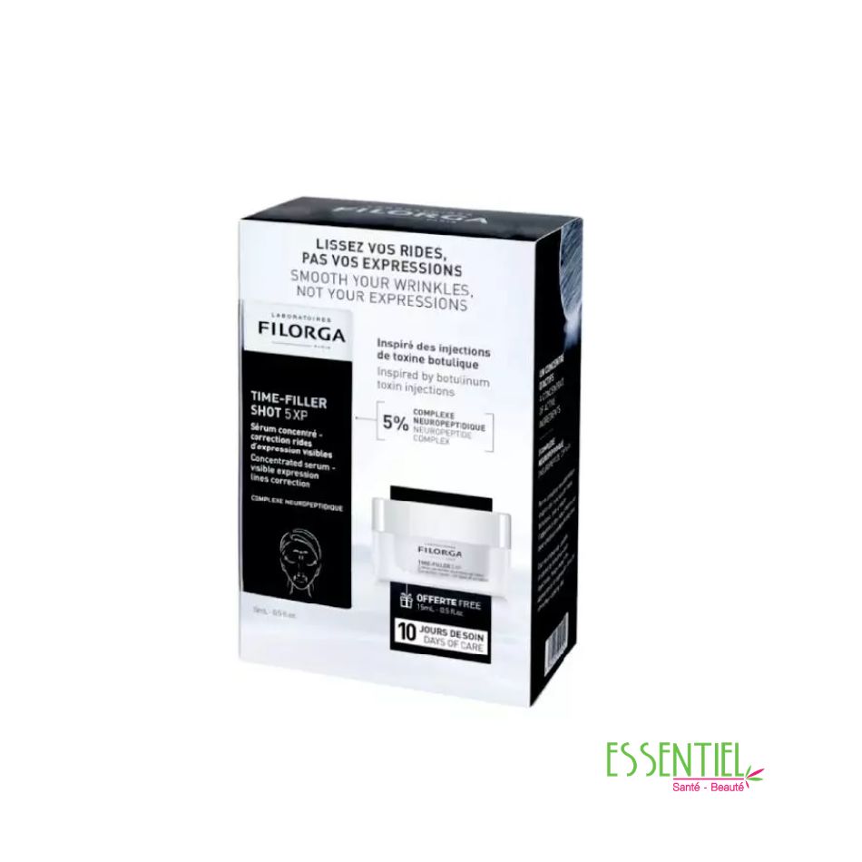filorga duo time filler shot 5 xp serum+ creme correctrice 15ml oferte