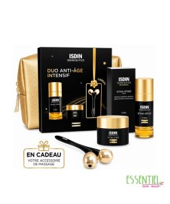 isdin duo anti age intensif +accessoire de massage offert