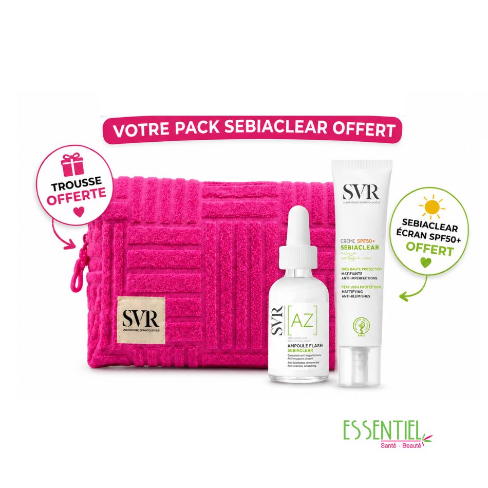 svr pack : az flash ampoule + sebiaclear spf 50+ 40ml