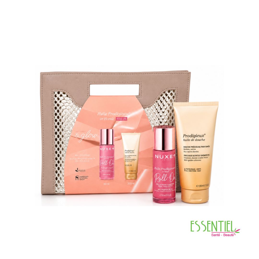 Nuxe trousse huilenprodigieux florale +huile de douche prodigieux 200ml