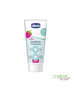 Le dentifrice Chicco goût fraise de 1 à 5 ans