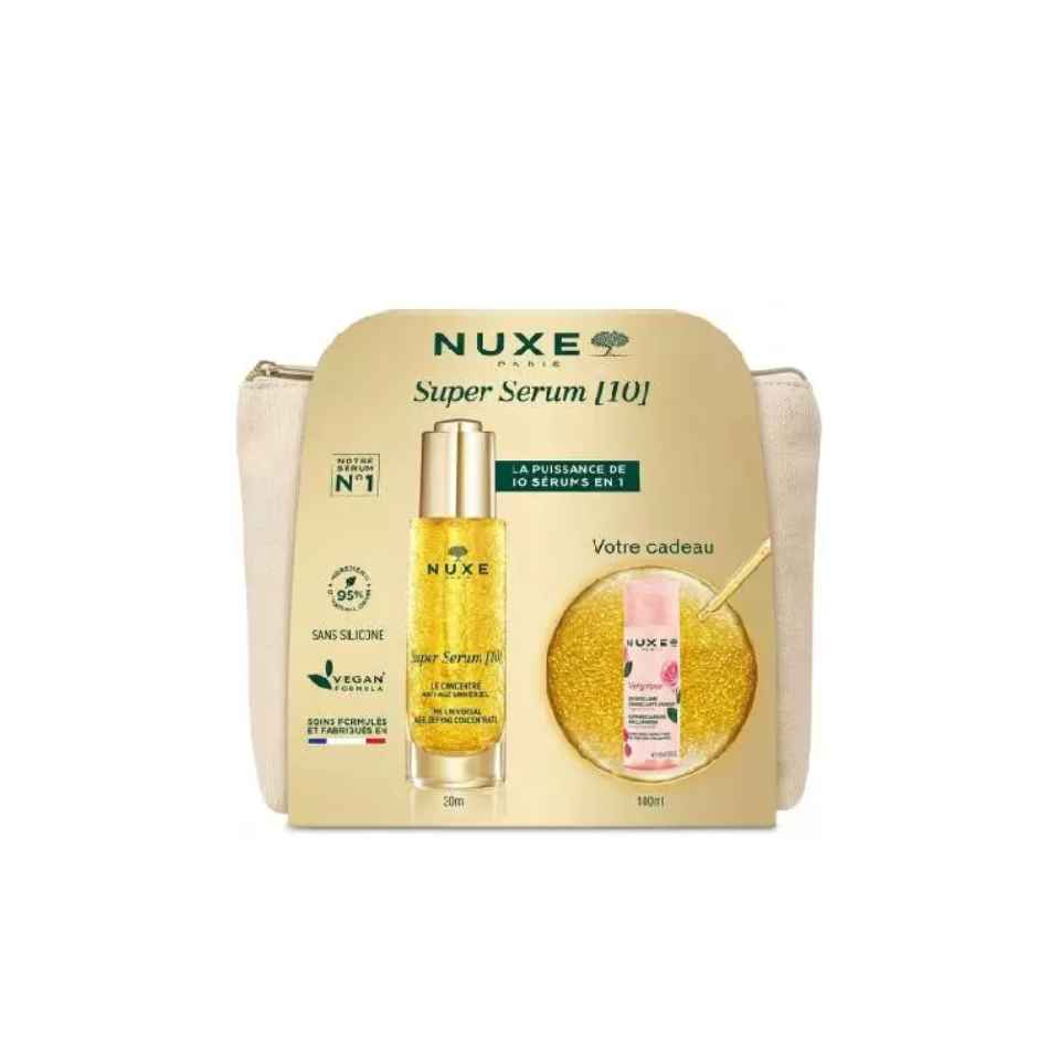 nuxe trousse super serum10+eau de rose 100ml gratuit