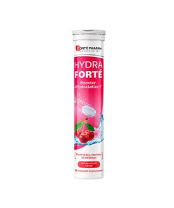 La gamme Hydra Forté associe des électrolytes (un ensemble de minéraux essentiels pour l’organisme) et des vitamines pour favoriser un bon équilibre électrolytique(1) permettant une bonne hydratation au quotidien.