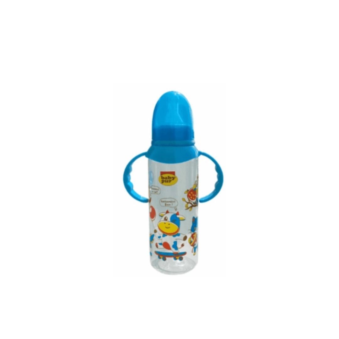 BABY PUR BIBERON PLASTIQUE AVEC 2 ANSES 250 ML
